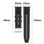 xDfind Hybrid Nylon Braid Silicone Watch Band, 20mm For Honor Watch SE / MagicWatch 2 42mm