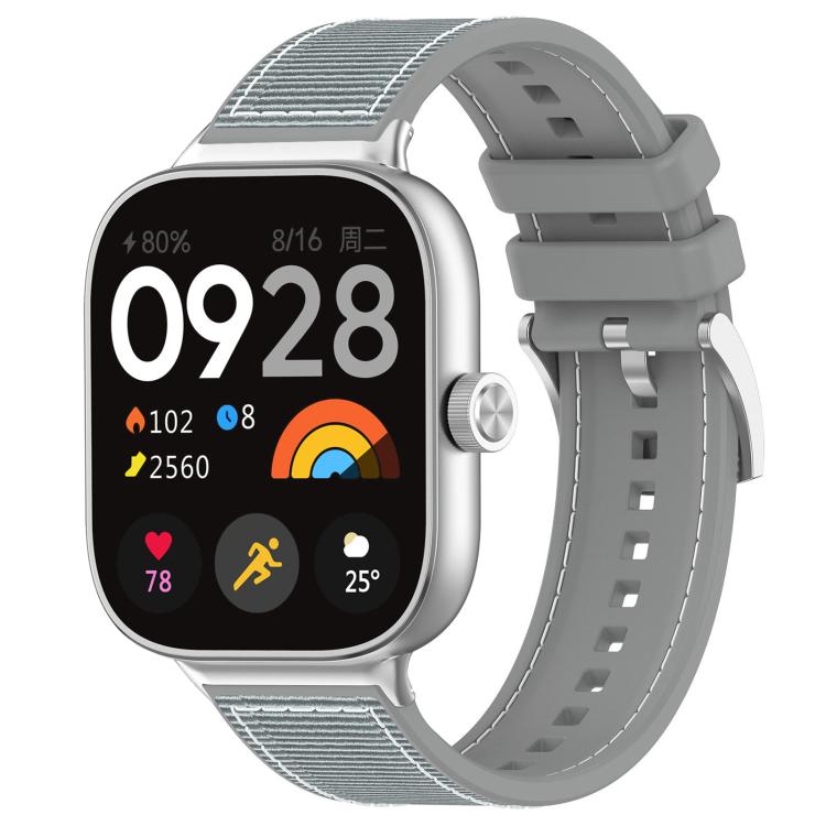 xDfind Hybrid Nylon Braid Silicone Watch Band, For Xiaomi Band 9 Pro/Redmi Watch6/5/4 20mm, For Redmi Watch 3 Active/Watch 3 Lite 20mm, For Redmi Watch 3 20mm