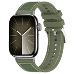 xDfind 하이브리드 나일론 꼬임 실리콘 시계줄, 애플 워치 42 / 44 / 45 / 46 / 49mm 22mm용, 애플 워치 38 / 40 / 41 / S10 42mm 20mm용