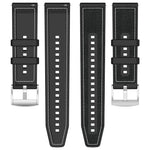 xDfind 하이브리드 나일론 꼬임 실리콘 시계줄, 애플 워치 42 / 44 / 45 / 46 / 49mm 22mm용, 애플 워치 38 / 40 / 41 / S10 42mm 20mm용