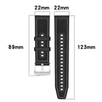 xDfind 하이브리드 나일론 꼬임 실리콘 시계줄, 애플 워치 42 / 44 / 45 / 46 / 49mm 22mm용, 애플 워치 38 / 40 / 41 / S10 42mm 20mm용
