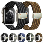 메카 아머 자석 버클 나일론 시계줄, 애플 워치 46mm / 49mm / 45mm / 44mm용, 애플 워치 42mm / 41mm / 40mm / 38mm용