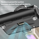 14000Pa 2-in-1 가정용 무선 핸드헬드 진드기 제거기 UV 살균 진공 청소기