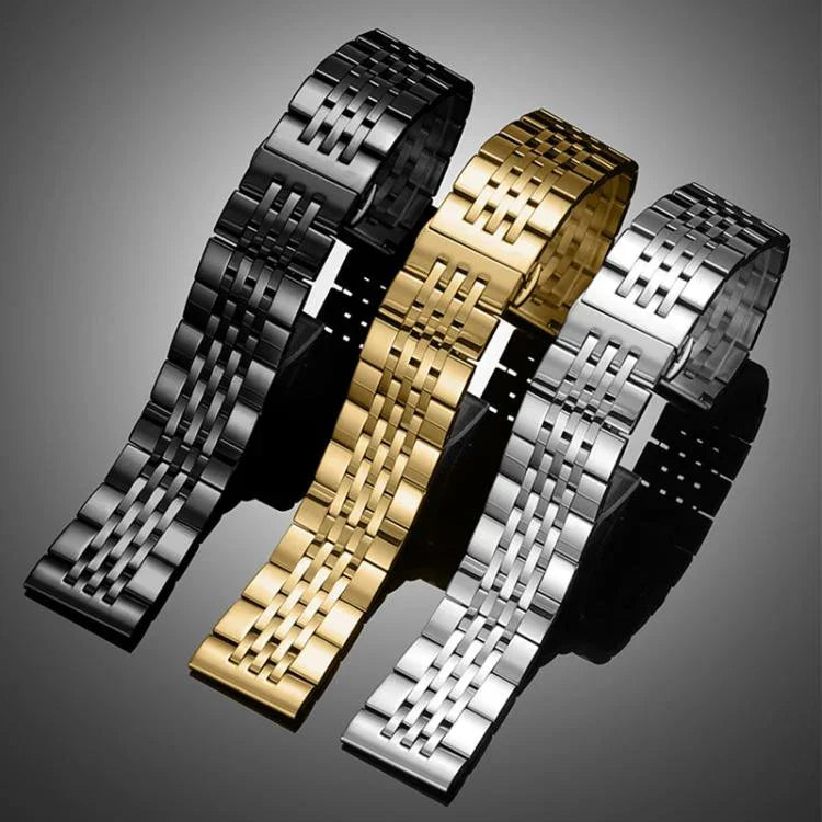xDfind 세븐비즈 솔리드 스테인리스 스틸 시계줄, 애플 워치 42 / 44 / 45 / 46 / 49mm 22mm용, 애플 워치 38 / 40 / 41 / S10 42mm 20mm용