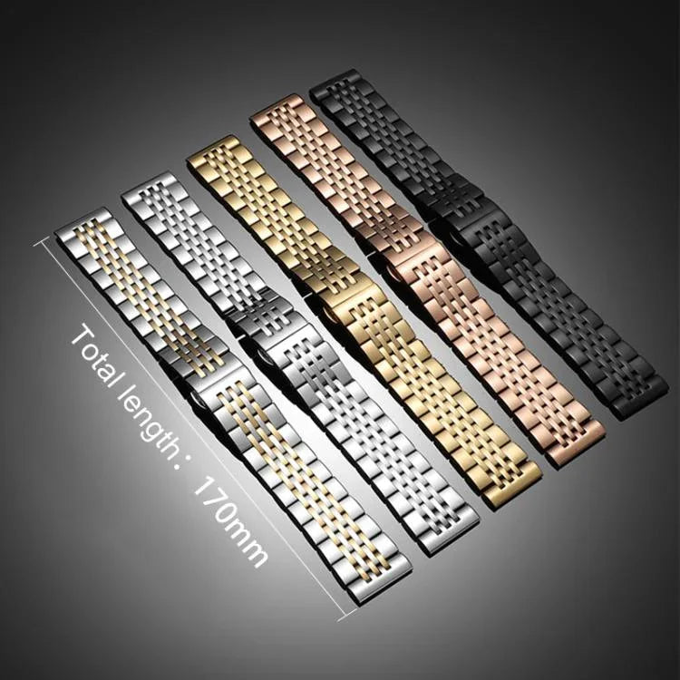 xDfind 세븐비즈 솔리드 스테인리스 스틸 시계줄, 애플 워치 42 / 44 / 45 / 46 / 49mm 22mm용, 애플 워치 38 / 40 / 41 / S10 42mm 20mm용