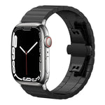 xDfind 원비즈 대나무 솔리드 스테인리스 스틸 시계줄, 애플 워치 42 / 44 / 45 / 46 / 49mm 22mm용, 애플 워치 38 / 40 / 41 / S10 42mm 20mm용