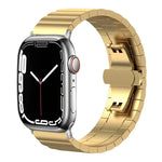 xDfind 원비즈 대나무 솔리드 스테인리스 스틸 시계줄, 애플 워치 42 / 44 / 45 / 46 / 49mm 22mm용, 애플 워치 38 / 40 / 41 / S10 42mm 20mm용