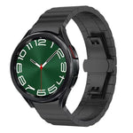 xDfind 1구 대나무 고체 스테인리스 스틸 시계 밴드, 삼성 갤럭시 워치8 / 워치8 클래식 22mm, 삼성 갤럭시 워치 7 / 6 / 5 / FE 20mm, 삼성 갤럭시 핏3 SM-R390 18mm용