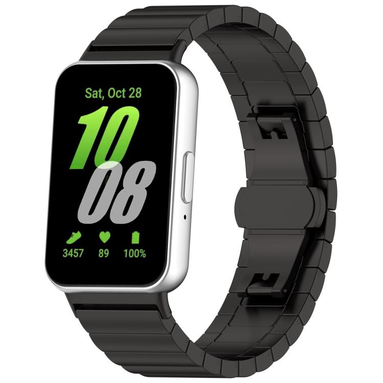 xDfind One-bead Bamboo Solid Stainless Steel Watch Band, For Galaxy Watch9 / 8 / 8 Classic 22mm, For Samsung Galaxy Watch 7 / 6 / 5 / FE 20mm, For Samsung Galaxy Fit3 SM-R390 18mm
