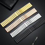 xDfind One-bead Bamboo Solid Stainless Steel Watch Band, For Galaxy Watch9 / 8 / 8 Classic 22mm, For Samsung Galaxy Watch 7 / 6 / 5 / FE 20mm, For Samsung Galaxy Fit3 SM-R390 18mm
