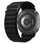 xDfind 블랙 버클 루프 나일론 시계 밴드, 삼성 갤럭시 워치 울트라 47mm / 울트라 2025, 삼성 갤럭시 워치8 / 8 클래식용