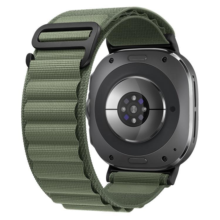 xDfind 블랙 버클 루프 나일론 시계 밴드, 삼성 갤럭시 워치 울트라 47mm / 울트라 2025, 삼성 갤럭시 워치8 / 8 클래식용