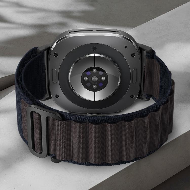 xDfind 블랙 버클 루프 나일론 시계 밴드, 삼성 갤럭시 워치 울트라 47mm / 울트라 2025, 삼성 갤럭시 워치8 / 8 클래식용
