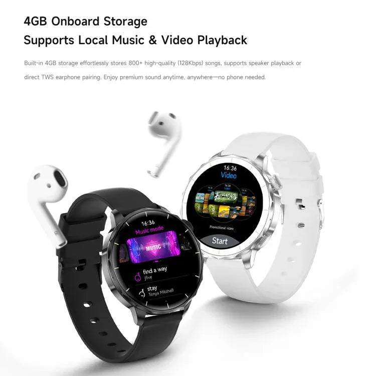 HD X2 미니 1.32인치 AMOLED 화면 스마트워치 IP68 방수 BT 통화 지원