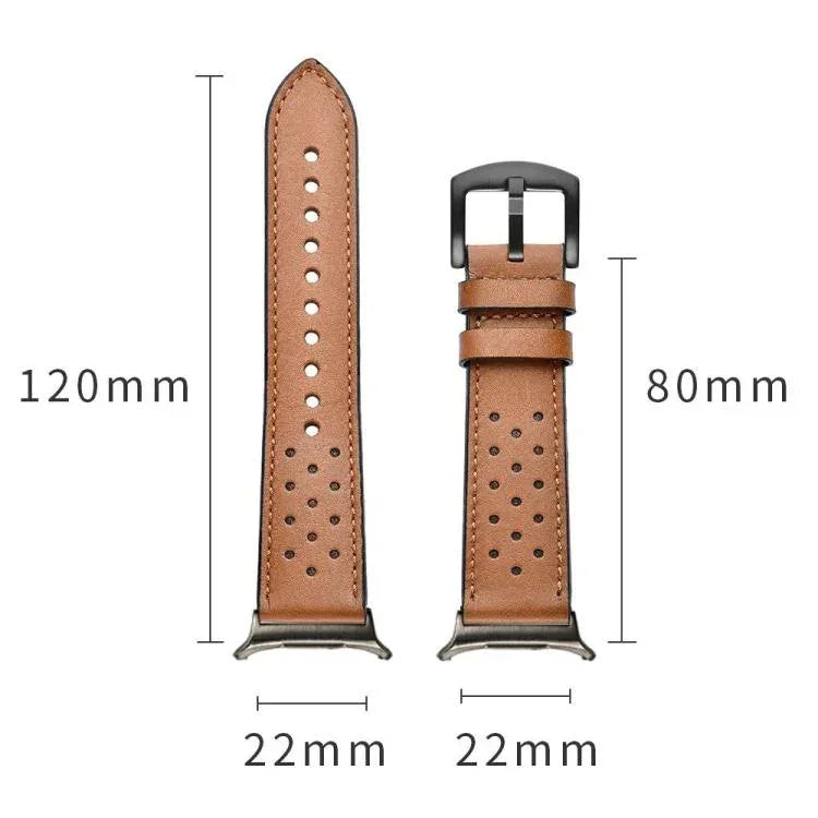 홀 레트로 가죽 시계 밴드, 삼성 갤럭시 워치 울트라 47mm / 울트라 2025용