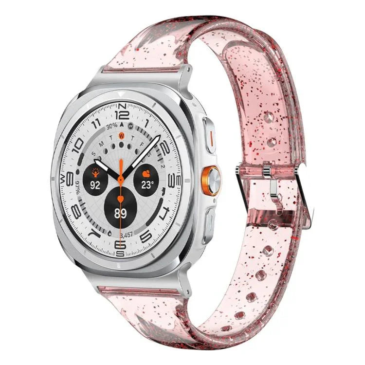 Glitter TPU Watch Band, For Samsung Galaxy Watch Ultra 47mm / Ultra 2025