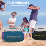 HOPESTAR H88 70W 야외 휴대용 방수 블루투스 스피커, TF / AUX / USB / TWS 지원