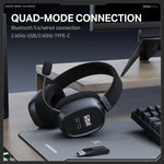 ONIKUMA GT839 블루투스 5.4 2.4G 유선 e스포츠 게임 헤드셋