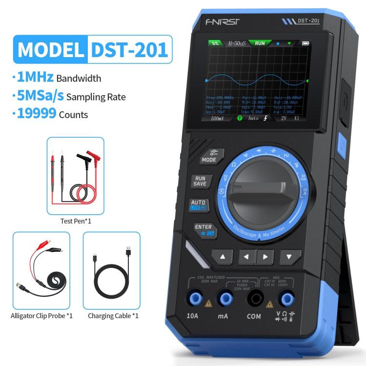 FNIRSI DST201 3-in-1 디지털 멀티미터 오실로스코프