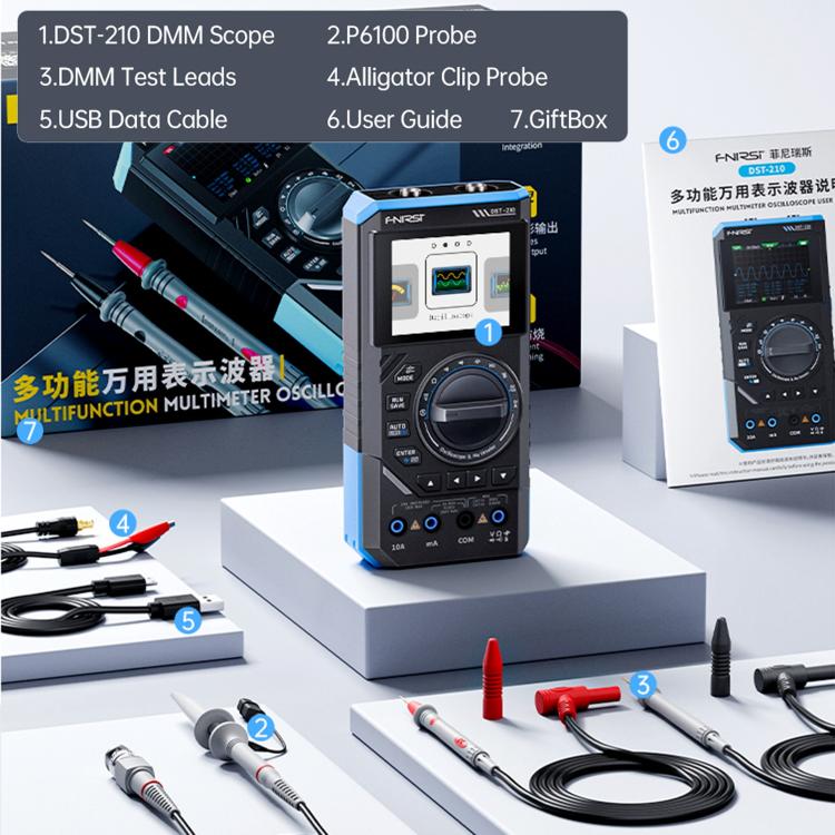 FNIRSI DST201 3-in-1 디지털 멀티미터 오실로스코프