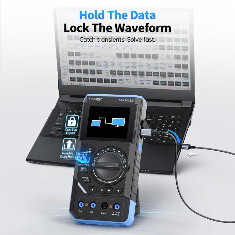 FNIRSI DST201 3-in-1 디지털 멀티미터 오실로스코프