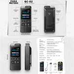 FNIRSI GC-02 개인 방사선 감지기 알람 포함, FNIRSI GC-02