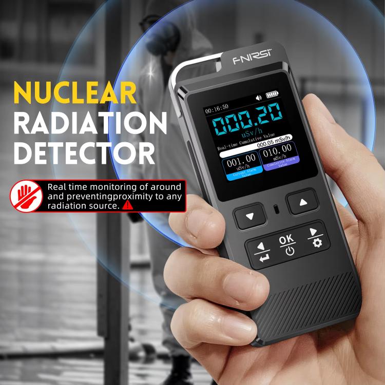 FNIRSI GC-02 개인 방사선 감지기 알람 포함, FNIRSI GC-02