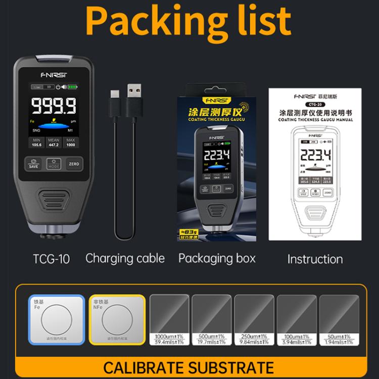 Fnirsi CTG-20 자동차 도장 코팅 두께 게이지 테스터, Fnirsi CTG-20