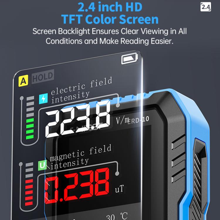 FNIRSI ERD-10 3-in-1 전자기 방사선 감지기, FNIRSI ERD-10