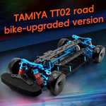 PMM Racing TT02 1:10 탄소 섬유 섀시 알루미늄 합금 RC 자동차 프레임