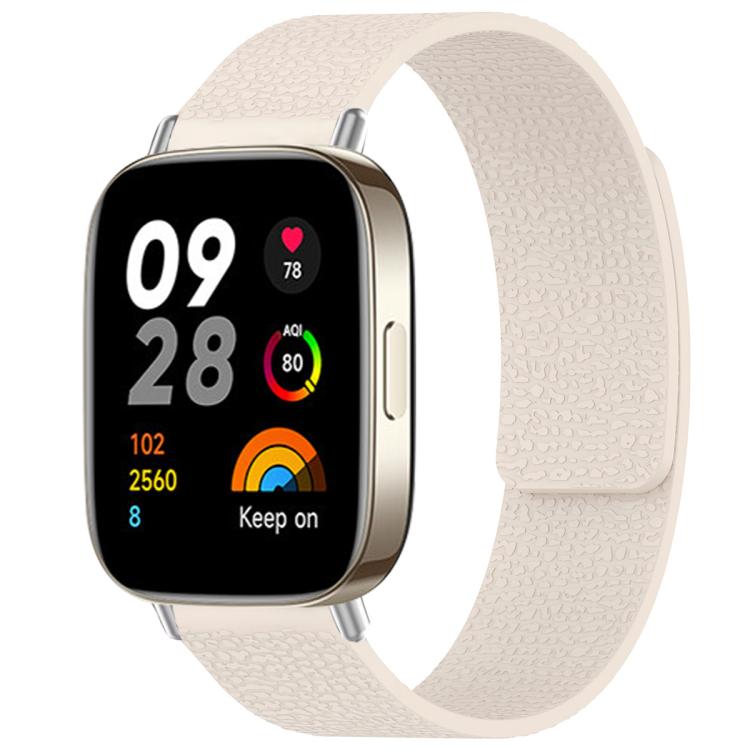 xDfind Litchi Texture Magnetic Silicone Watch Band, For Xiaomi Band 10 Pro/9 Pro/Redmi Watch 6/5/4, For Xiaomi Smart Bnad 10 / 9 / 8, For Redmi Watch 3 Active/Watch 3 Lite, For Redmi Watch 3