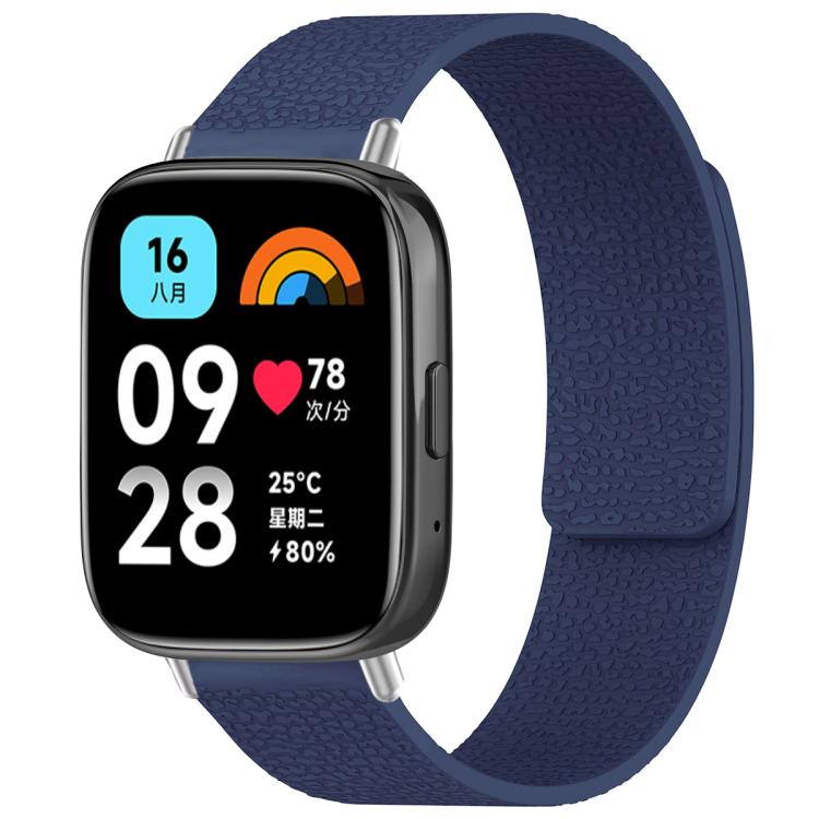 xDfind Litchi Texture Magnetic Silicone Watch Band, For Xiaomi Band 10 Pro/9 Pro/Redmi Watch 6/5/4, For Xiaomi Smart Bnad 10 / 9 / 8, For Redmi Watch 3 Active/Watch 3 Lite, For Redmi Watch 3