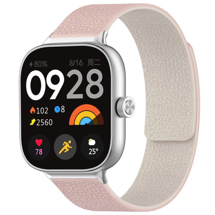 xDfind Litchi Texture Magnetic Silicone Watch Band, For Xiaomi Band 10 Pro/9 Pro/Redmi Watch 6/5/4, For Xiaomi Smart Bnad 10 / 9 / 8, For Redmi Watch 3 Active/Watch 3 Lite, For Redmi Watch 3