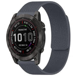 xDfind Litchi Texture Magnetic Silicone Watch Band, For Garmin Fenix 8/7X/6X/5X 26mm, For Garmin Fenix 8/7/6/5 22mm, For Garmin Fenix 8/7S/6S/5S 20mm, For Garmin Forerunner 45 / 45S / Swim 2 18mm