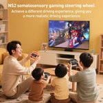 닌텐도 스위치 2용 조이콘 4개 세트 iPlay HBS-2813-C 심플 레이싱 스티어링 휠 컨트롤러