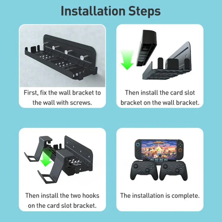 iPlay HBS-2836 게임 컨트롤러 범용 벽걸이 수납 거치대