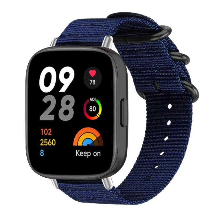xDfind Ring Buckle Nylon Canvas Watch Band, For Xiaomi Band 10 Pro/9 Pro/Redmi Watch 6/5/4, For Redmi Watch 3 Active / Watch 3 Lite, For Redmi Watch 3