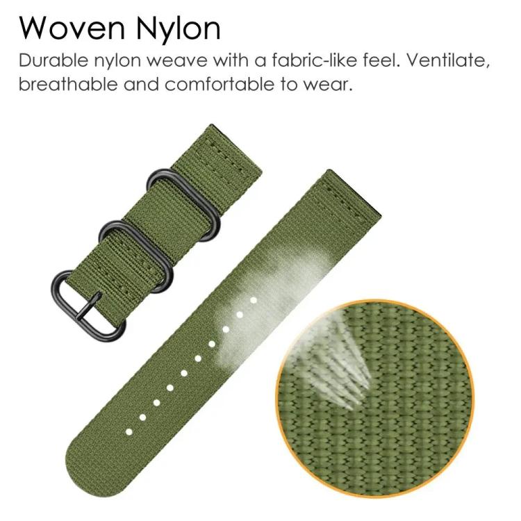 xDfind Ring Buckle Nylon Canvas Watch Band, For Xiaomi Band 10 Pro/9 Pro/Redmi Watch 6/5/4, For Redmi Watch 3 Active / Watch 3 Lite, For Redmi Watch 3