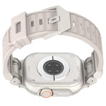 Mecha Stripe Texture Silicone Watch Band, For Apple Watch 46mm / 49mm / 45mm / 44mm