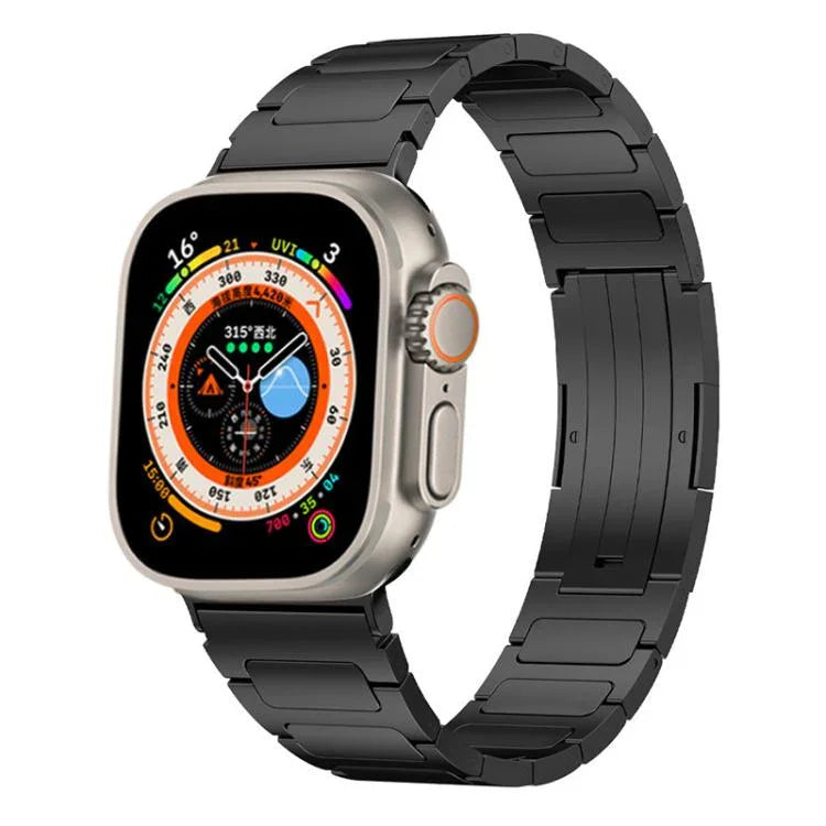 xDfind I자형 버클 스테인리스 스틸 시계줄, Apple Watch 42 / 44 / 45 / 46 / 49mm용