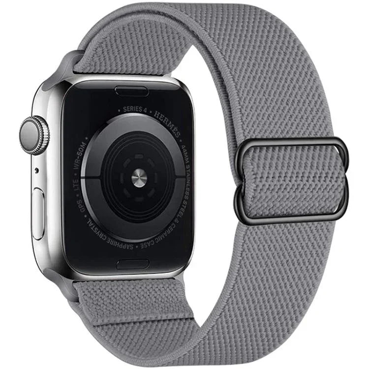 xDfind 조절 가능한 슬라이드 버클 탄성 나일론 시계줄, Apple Watch 42 / 44 / 45 / 46 / 49mm용, Apple Watch 38 / 40 / 41 / S10 42mm용