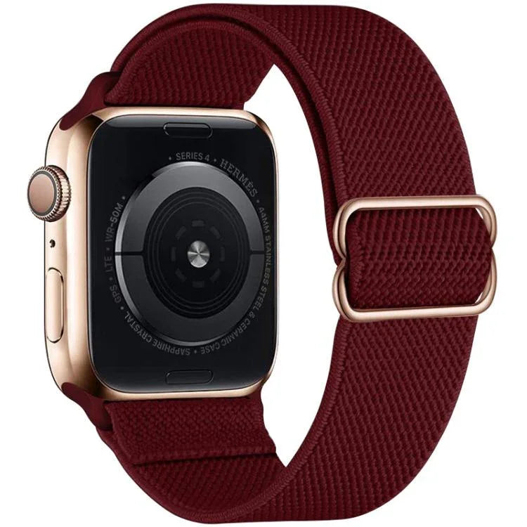 xDfind 조절 가능한 슬라이드 버클 탄성 나일론 시계줄, Apple Watch 42 / 44 / 45 / 46 / 49mm용, Apple Watch 38 / 40 / 41 / S10 42mm용