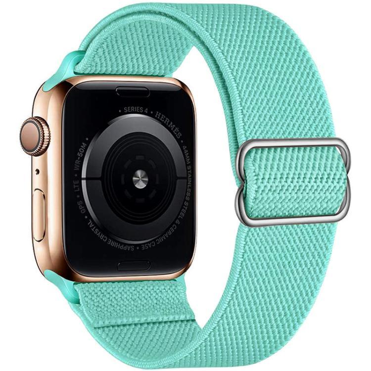 xDfind 조절 가능한 슬라이드 버클 탄성 나일론 시계줄, Apple Watch 42 / 44 / 45 / 46 / 49mm용, Apple Watch 38 / 40 / 41 / S10 42mm용