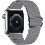 xDfind 조절 가능한 슬라이드 버클 탄성 나일론 시계줄, Apple Watch 42 / 44 / 45 / 46 / 49mm용, Apple Watch 38 / 40 / 41 / S10 42mm용