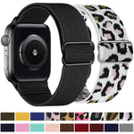 xDfind 조절 가능한 슬라이드 버클 탄성 나일론 시계줄, Apple Watch 42 / 44 / 45 / 46 / 49mm용, Apple Watch 38 / 40 / 41 / S10 42mm용