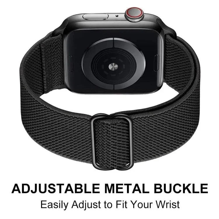 xDfind 조절 가능한 슬라이드 버클 탄성 나일론 시계줄, Apple Watch 42 / 44 / 45 / 46 / 49mm용, Apple Watch 38 / 40 / 41 / S10 42mm용