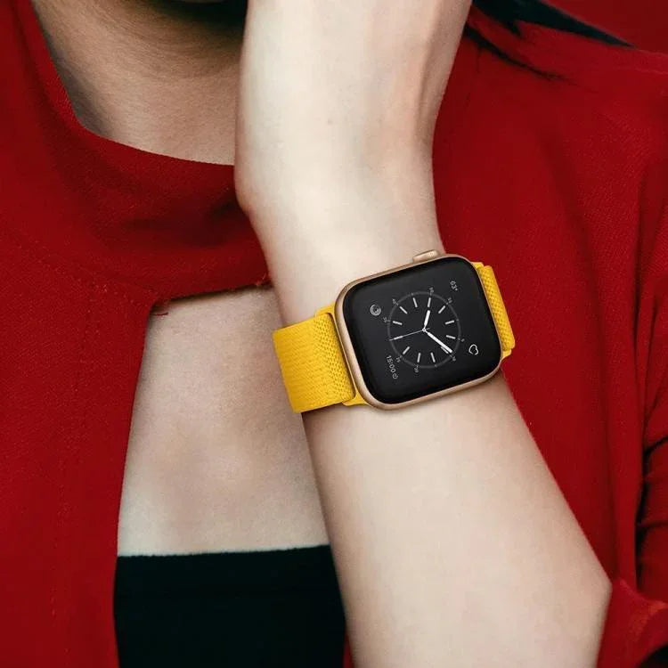 xDfind 조절 가능한 슬라이드 버클 탄성 나일론 시계줄, Apple Watch 42 / 44 / 45 / 46 / 49mm용, Apple Watch 38 / 40 / 41 / S10 42mm용