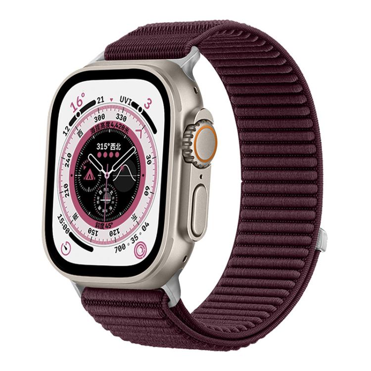 xDfind 직조 나일론 후크 앤 루프 패스너 시계줄, Apple Watch 42 / 44 / 45 / 46 / 49mm용, Apple Watch 38 / 40 / 41 / S10 42mm용