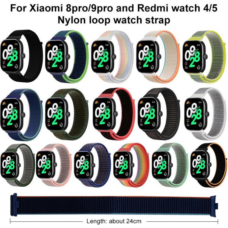 xDfind Nylon Hook and Loop Fastener Watch Band, For Xiaomi Band 9 Pro/8 Pro/Redmi Watch6/5/4