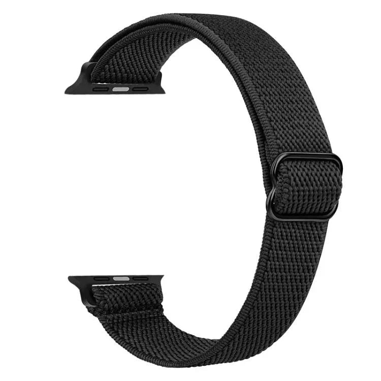 xDfind 사다리 버클 작은 허리 탄성 나일론 시계줄, Apple Watch 42 / 44 / 45 / 46 / 49mm용, Apple Watch 38 / 40 / 41 / S10 42mm용